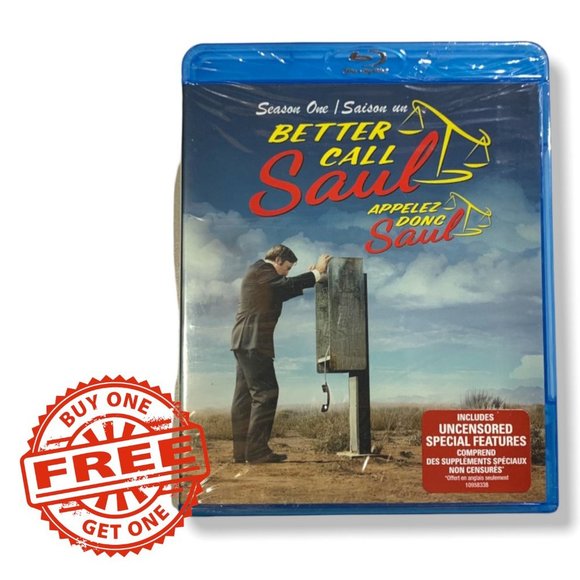 BOGO - Better Call Saul Season One, Bilingual - Blu-ray - NEVER PLAYED - Picture 1 of 10